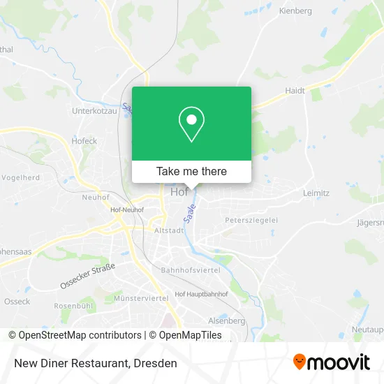 Карта New Diner Restaurant