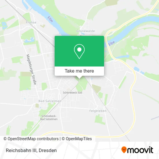 Карта Reichsbahn III