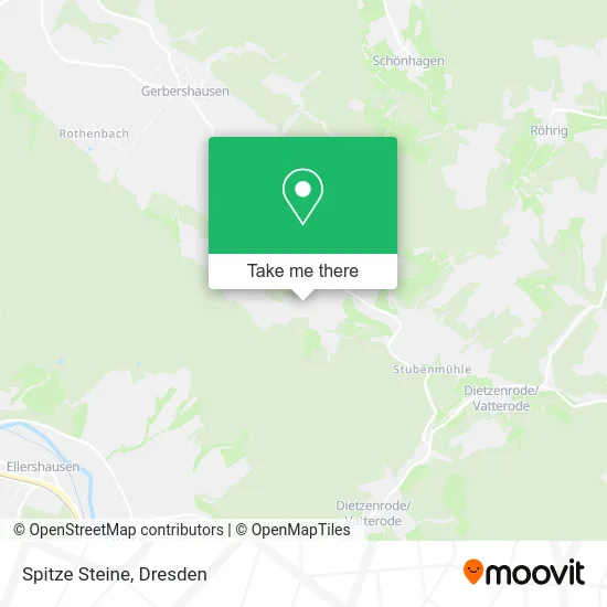 Карта Spitze Steine