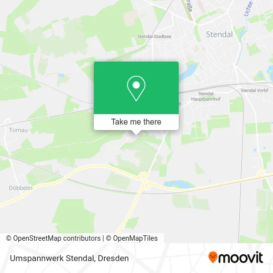 Карта Umspannwerk Stendal