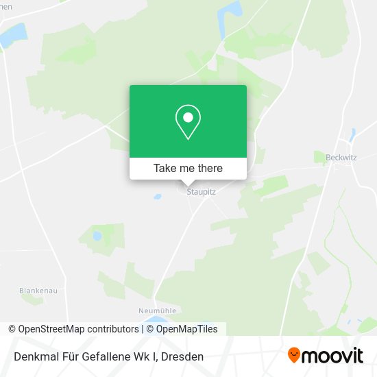 Карта Denkmal Für Gefallene Wk I