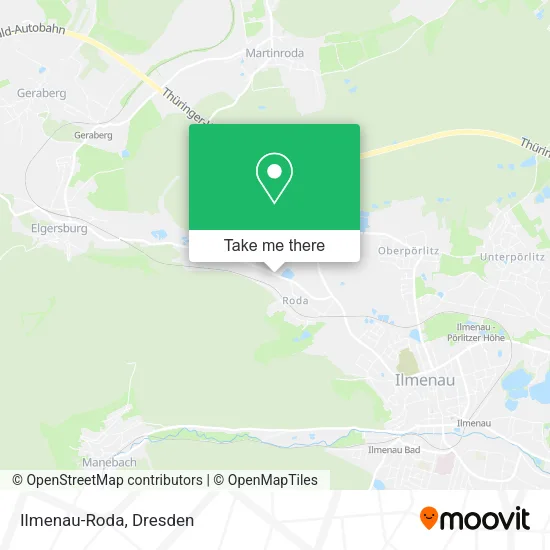Карта Ilmenau-Roda