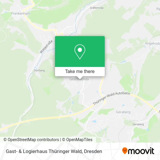 Gast- & Logierhaus Thüringer Wald map