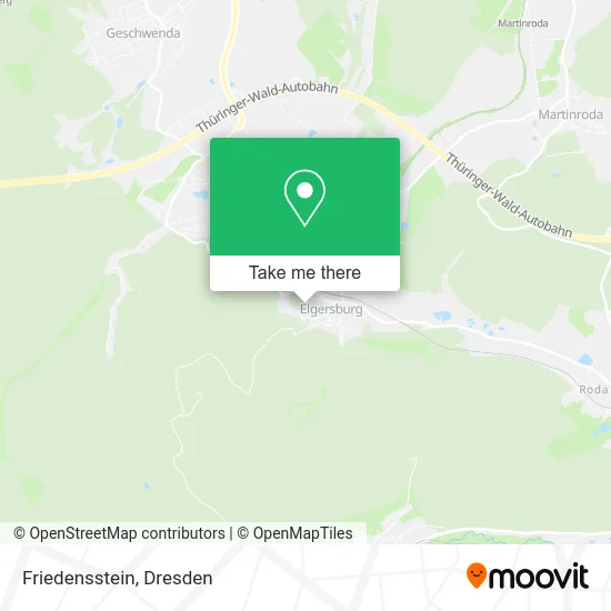 Карта Friedensstein