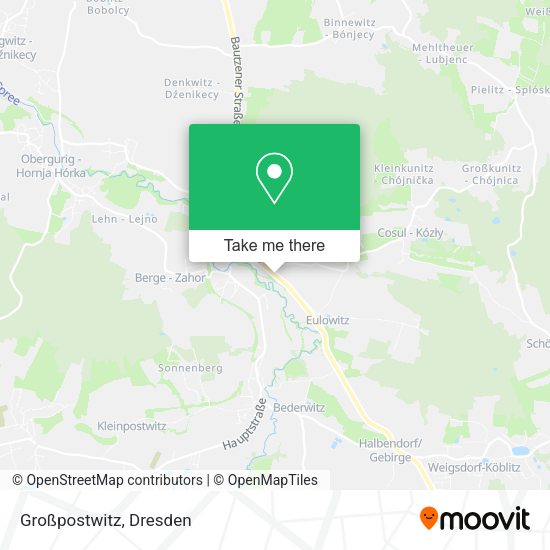 Карта Großpostwitz