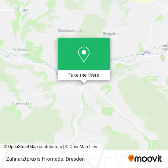 Карта Zahnarztpraxis Hromada