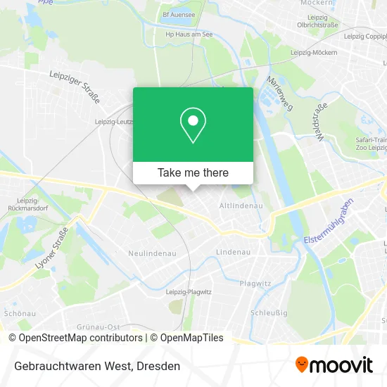 Карта Gebrauchtwaren West