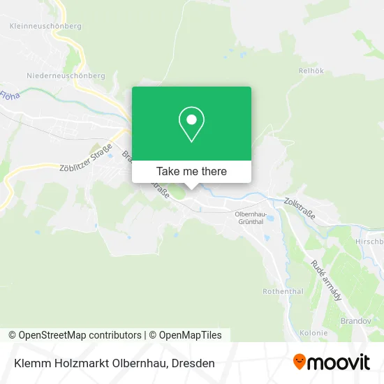 Карта Klemm Holzmarkt Olbernhau