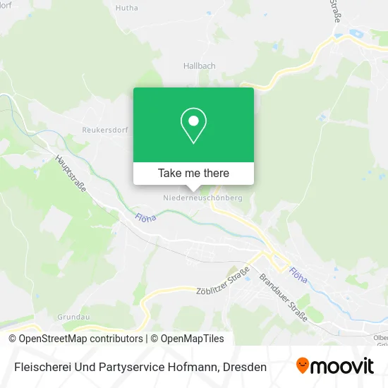 Карта Fleischerei Und Partyservice Hofmann