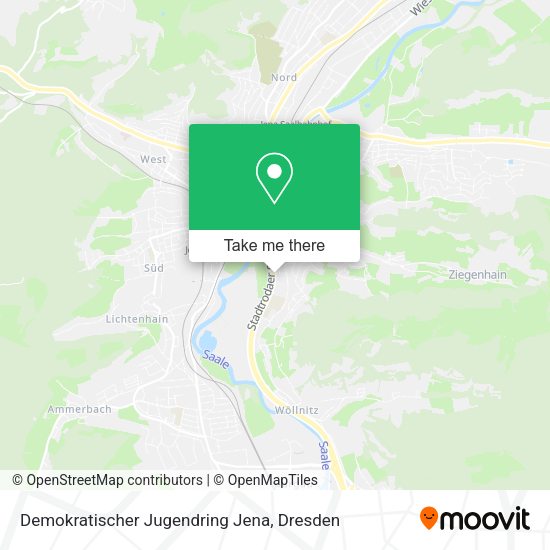 Карта Demokratischer Jugendring Jena
