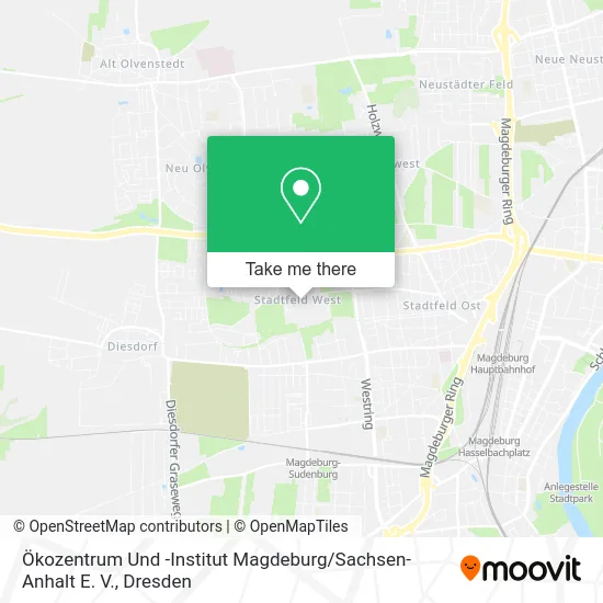 Карта Ökozentrum Und -Institut Magdeburg / Sachsen-Anhalt E. V.