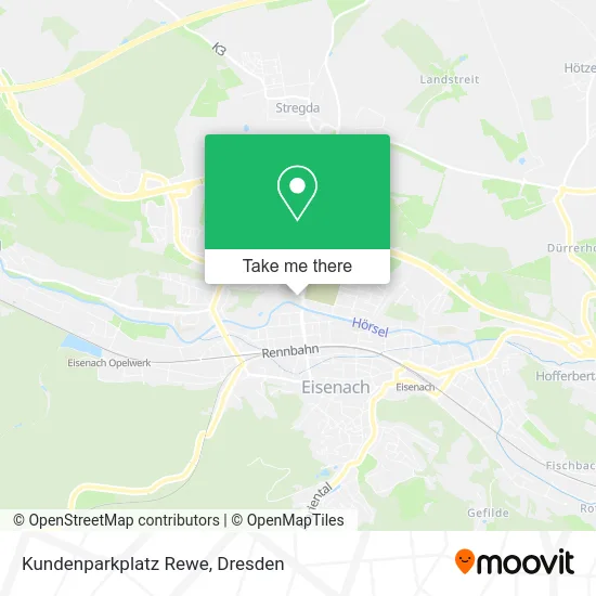 Карта Kundenparkplatz Rewe