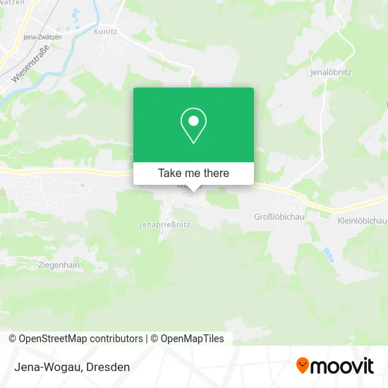Карта Jena-Wogau