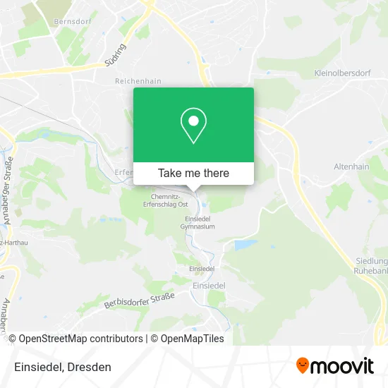 Einsiedel map