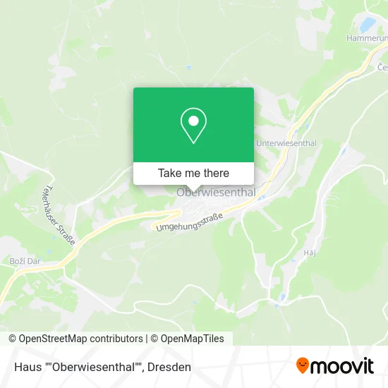 Карта Haus ""Oberwiesenthal""