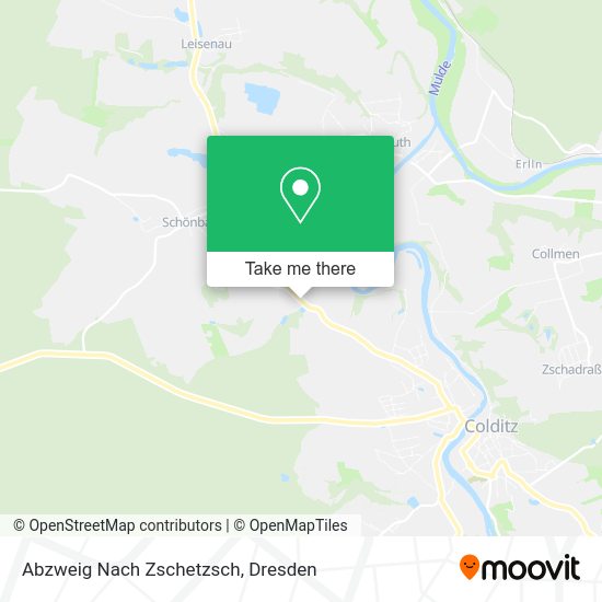 Карта Abzweig Nach Zschetzsch