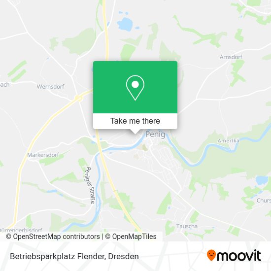 Карта Betriebsparkplatz Flender