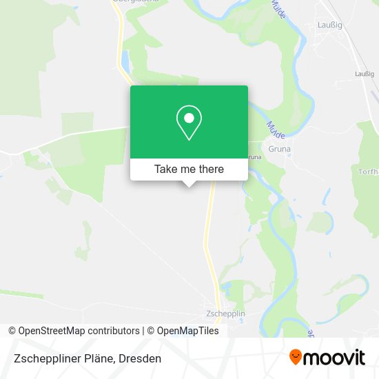 Карта Zscheppliner Pläne