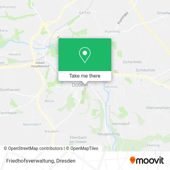 Карта Friedhofsverwaltung