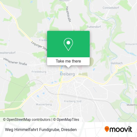 Карта Weg Himmelfahrt Fundgrube