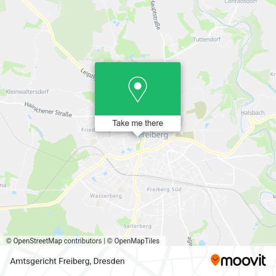 Карта Amtsgericht Freiberg