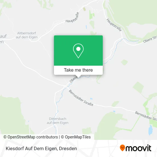 Карта Kiesdorf Auf Dem Eigen