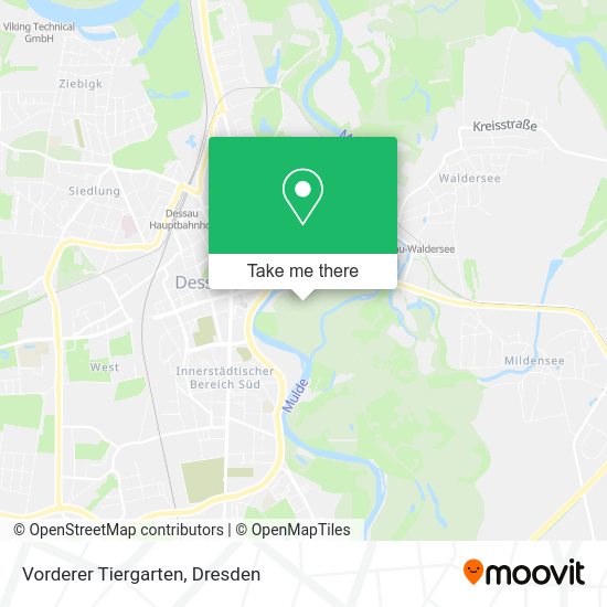 Карта Vorderer Tiergarten