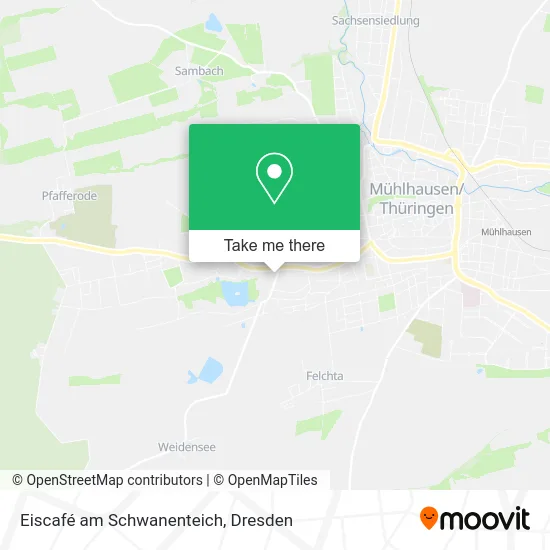 Карта Eiscafé am Schwanenteich