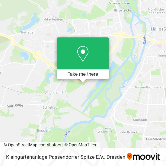 Карта Kleingartenanlage Passendorfer Spitze E.V.