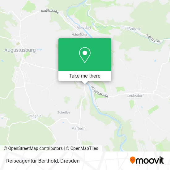 Карта Reiseagentur Berthold