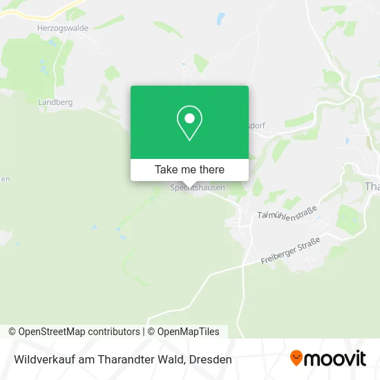 Карта Wildverkauf am Tharandter Wald