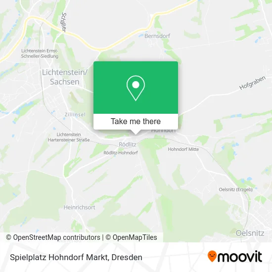 Карта Spielplatz Hohndorf Markt