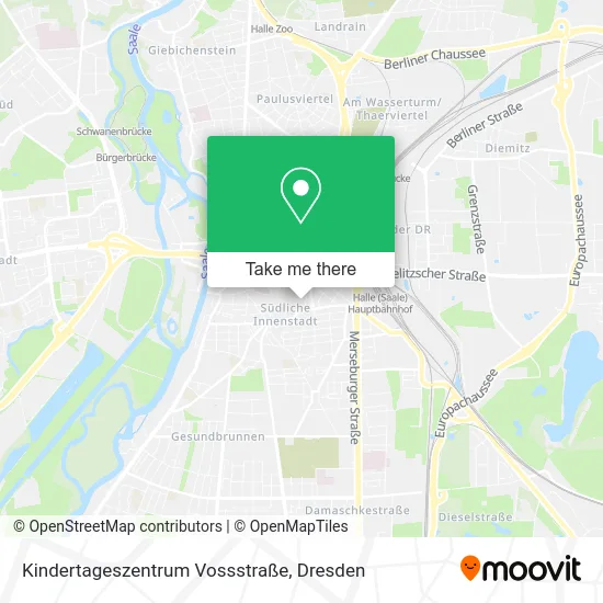 Карта Kindertageszentrum Vossstraße