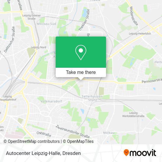 Карта Autocenter Leipzig-Halle
