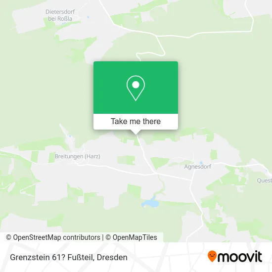 Карта Grenzstein 61? Fußteil