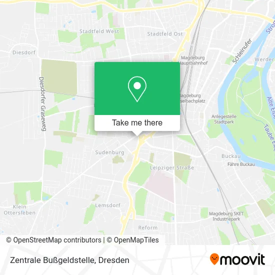 Карта Zentrale Bußgeldstelle