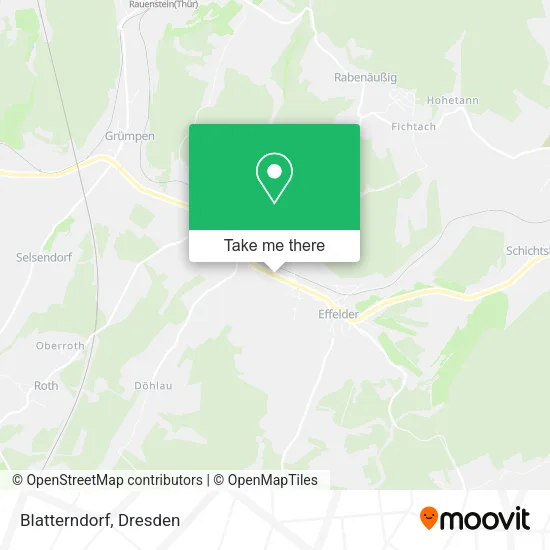 Карта Blatterndorf