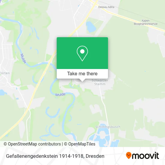 Карта Gefallenengedenkstein 1914-1918