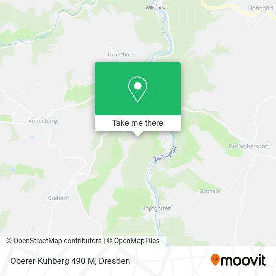 Карта Oberer Kuhberg 490 M
