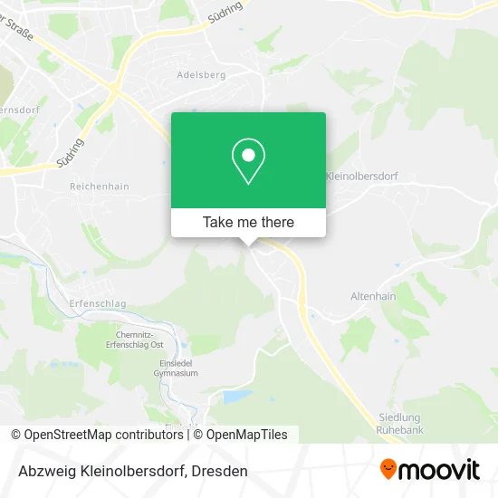 Карта Abzweig Kleinolbersdorf