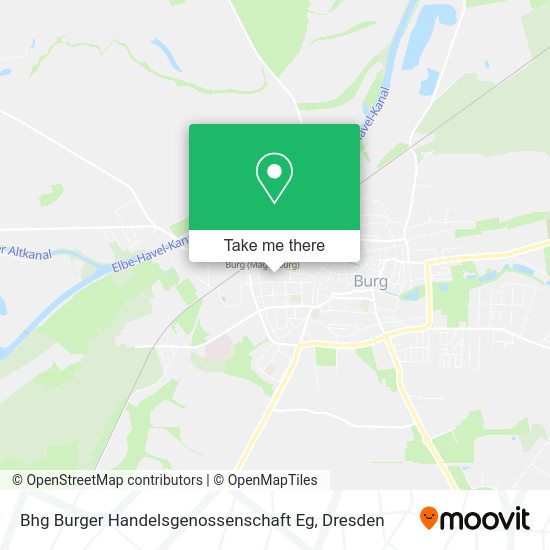 Карта Bhg Burger Handelsgenossenschaft Eg