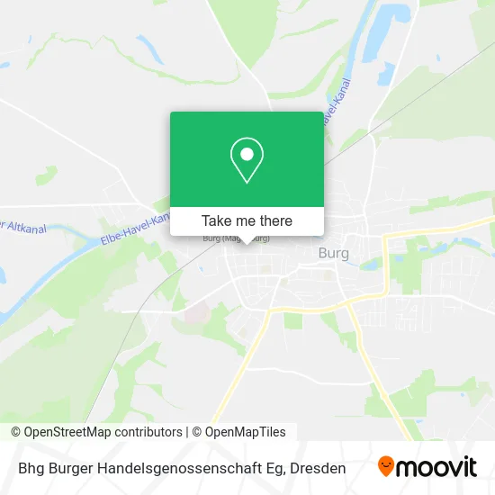 Карта Bhg Burger Handelsgenossenschaft Eg