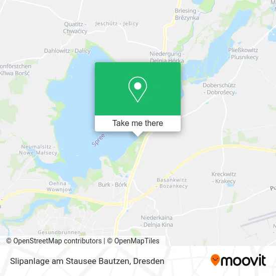 Карта Slipanlage am Stausee Bautzen