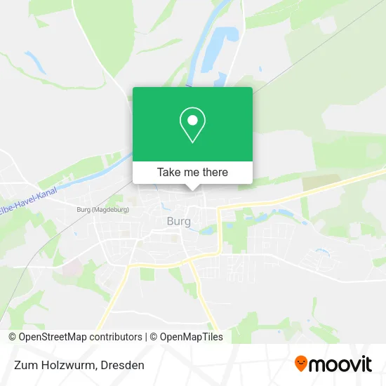 Карта Zum Holzwurm