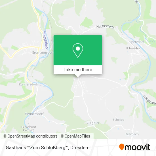 Карта Gasthaus ""Zum Schloßberg""