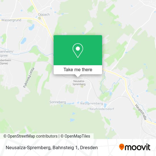 Карта Neusalza-Spremberg, Bahnsteig 1