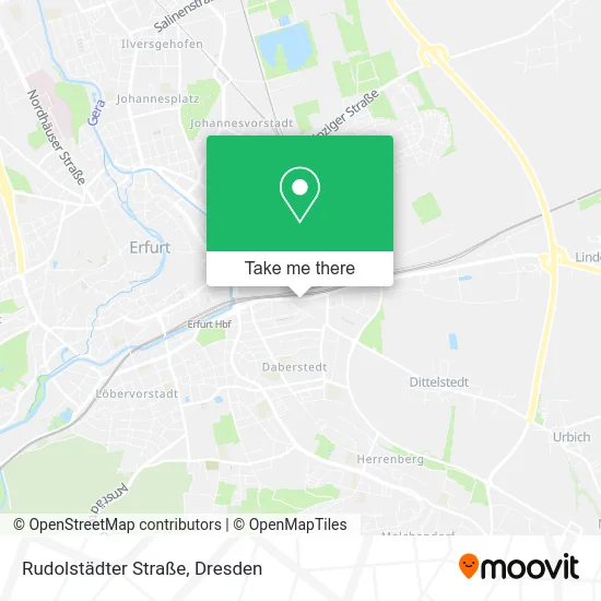 Карта Rudolstädter Straße