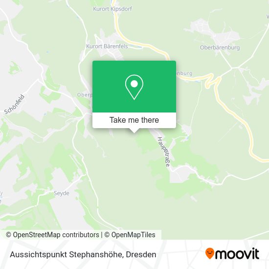 Карта Aussichtspunkt Stephanshöhe