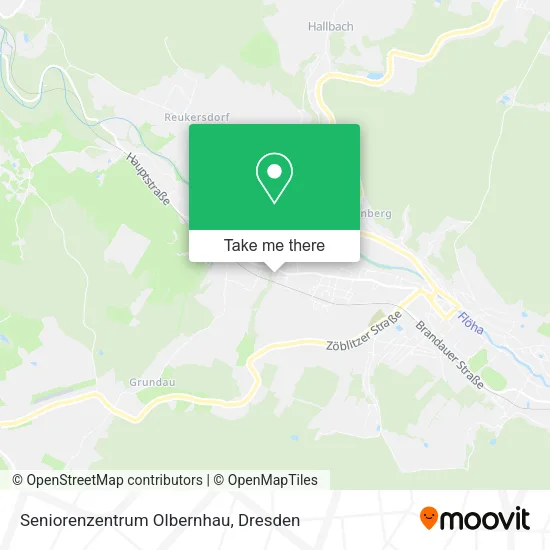 Карта Seniorenzentrum Olbernhau