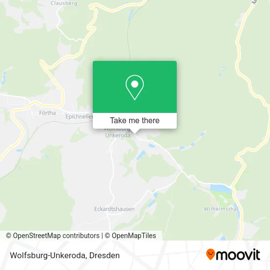 Карта Wolfsburg-Unkeroda